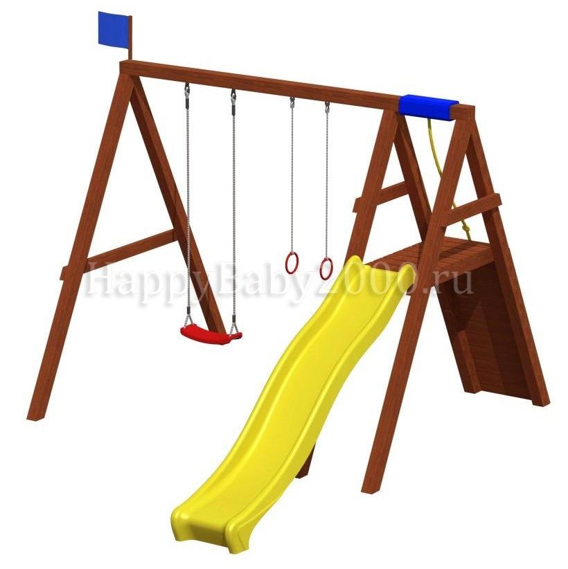 Детская игровая площадка «Джунгли 1» | Детские площадки для дачи из дерева  и комплектующие для детских площадок недорого с бесплатной доставкой и  сборкой