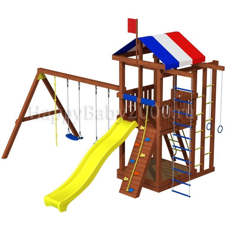Детская игровая площадка «Джунгли 6» | Детские площадки для дачи из дерева  и комплектующие для детских площадок недорого с бесплатной доставкой и  сборкой