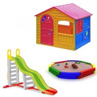 Домики, Песочницы, Горки