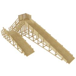 Зимняя горка 