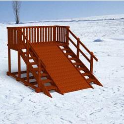 Зимняя горка 