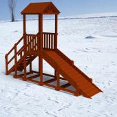 Зимняя горка "Ямал увеличенная"