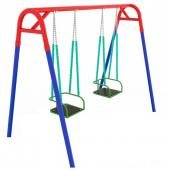 Качели антивандальные двойные