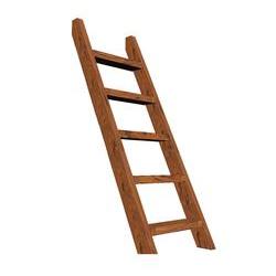 Лестница с деревянными ступенями.