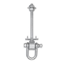 Качельный узел с пластиной и шипами от прокручивания (Бельгия)