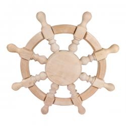 Штурвал деревянный простой