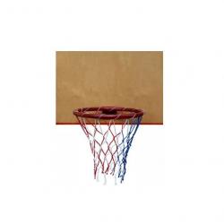 Баскетбольный щит из влагостойкой фанеры средний с кольцом и сеткой